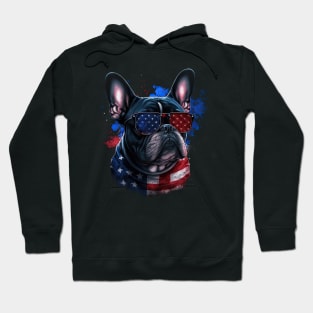 French Bulldog 4th of July Hoodie